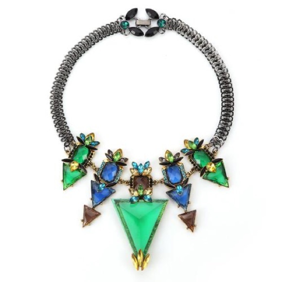 The Kaleidoscope Crystals Statement Necklace - Picture 3 of 5